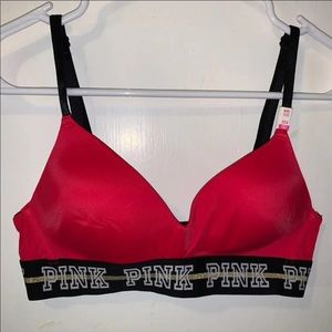 Pink Victoria Secret Wireless Lightly Lined Bra